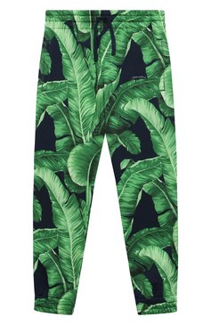 Детские хлопковые джоггеры DOLCE & GABBANA зеленого цвета, арт. L4JPI0/HS7NJ | Фото 1 (Материал внешний: Хлопок; Нос: Не проставлено; Мальчики Кросс-КТ: Джоггеры-одежда; Ростовка одежда: 3 года | 98 см, 8 лет | 128 см, 6 лет | 116 см, 5 лет | 110 см, 10 - 11 лет | 140 - 146см, 12 лет | 152 см, 13 - 15 лет | 158 см, 2 года | 92 см, 4 года | 104 см)