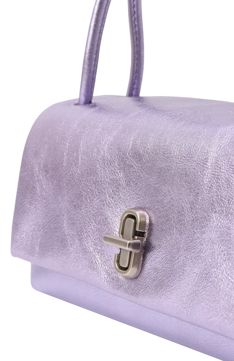 Женская сумка the dual MARC JACOBS (THE) сиреневого цвета, арт. 2R4HSH016H02 | Фото 3 (Размер: small; Материал: Натуральная кожа)