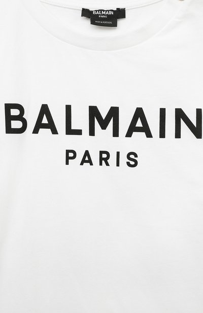 Хлопковая футболка BALMAIN, арт. BS8Q41, фото 3