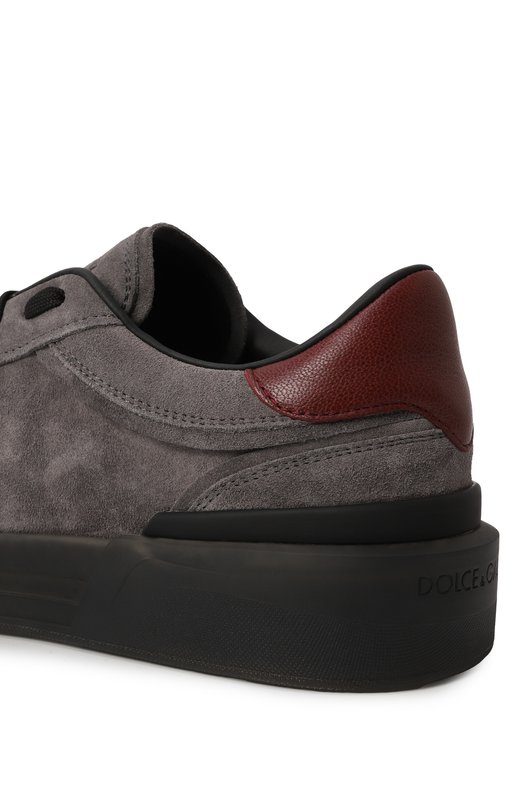 Замшевые кеды New Roma Dolce & Gabbana CS2275/AW317 Серый  CS2275/AW317 Фото 7