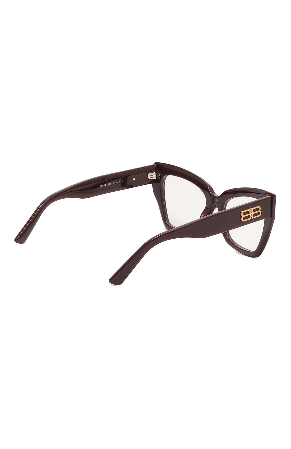 Оправа BALENCIAGA бордового цвета по цене 34400 руб., арт. BB0275 003, фото 4 Оправа BALENCIAGA, арт. BB0275 003, фото 4