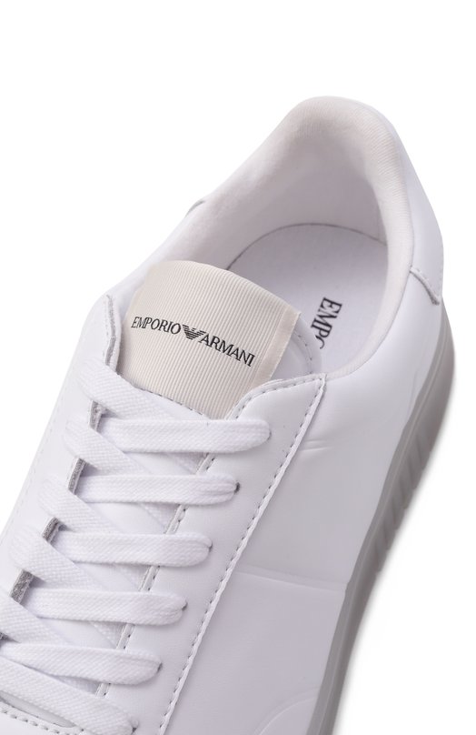 Кожаные кеды Emporio Armani X4X694/XF846 Белый  X4X694/XF846 Фото 7
