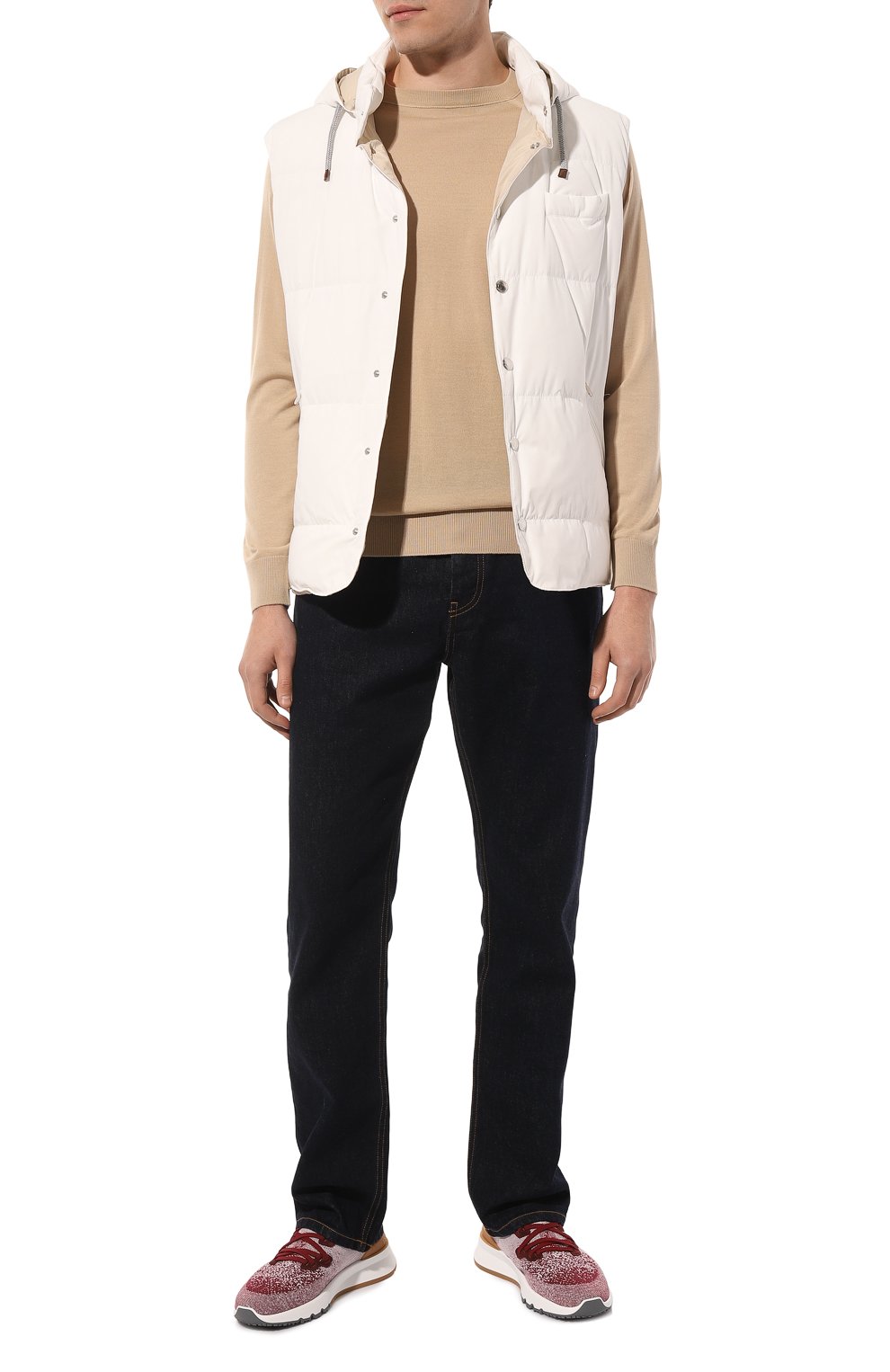 Текстильные кроссовки BRUNELLO CUCINELLI, арт. MZUKIB2051, фото 2