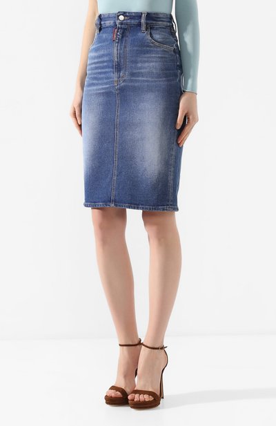Джинсовая юбка DSQUARED2, арт. S75MA0702/S30662, фото 3