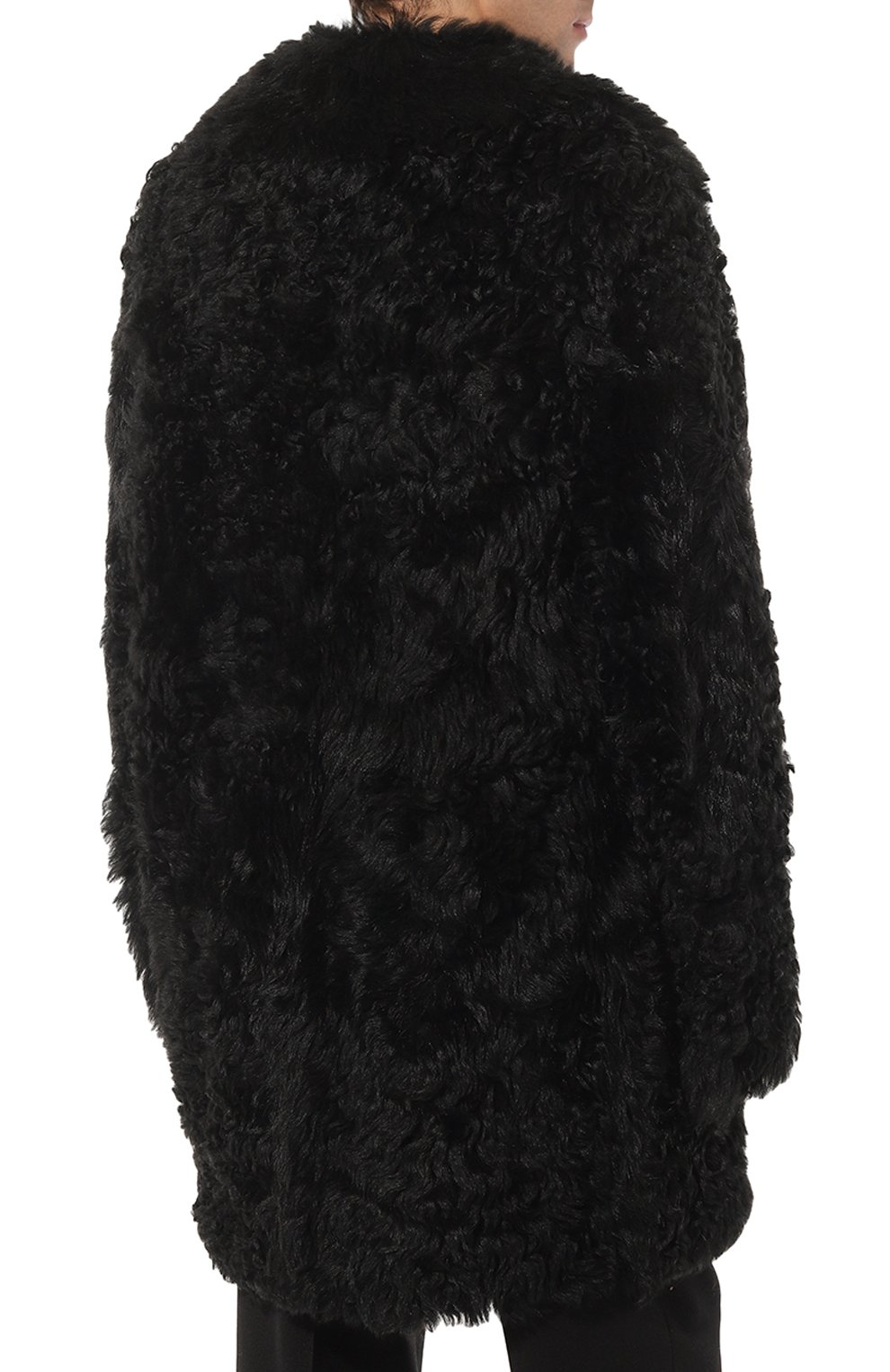 Шуба из овчины DESA черного цвета по цене 167330 руб., арт. K13362, фото 4 Шуба из овчины DESA, арт. K13362, фото 4