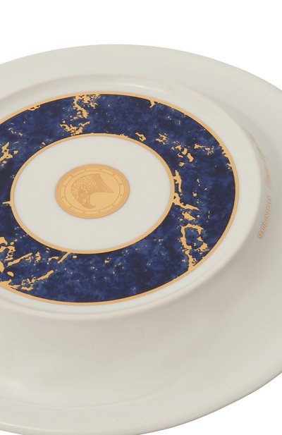 Десертная тарелка STEFANO RICCI темно-синего цвета по цене 58300 руб., арт. 0PP004/LAPIS2, фото 4 Десертная тарелка STEFANO RICCI, арт. 0PP004/LAPIS2, фото 4