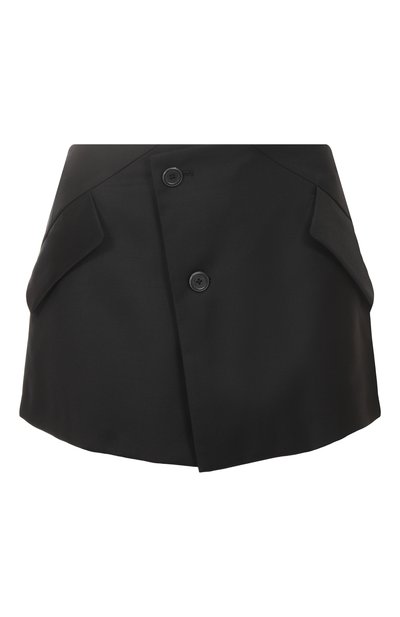 Женская шерстяная юбка-шорты HELMUT LANG, арт. P02HW302