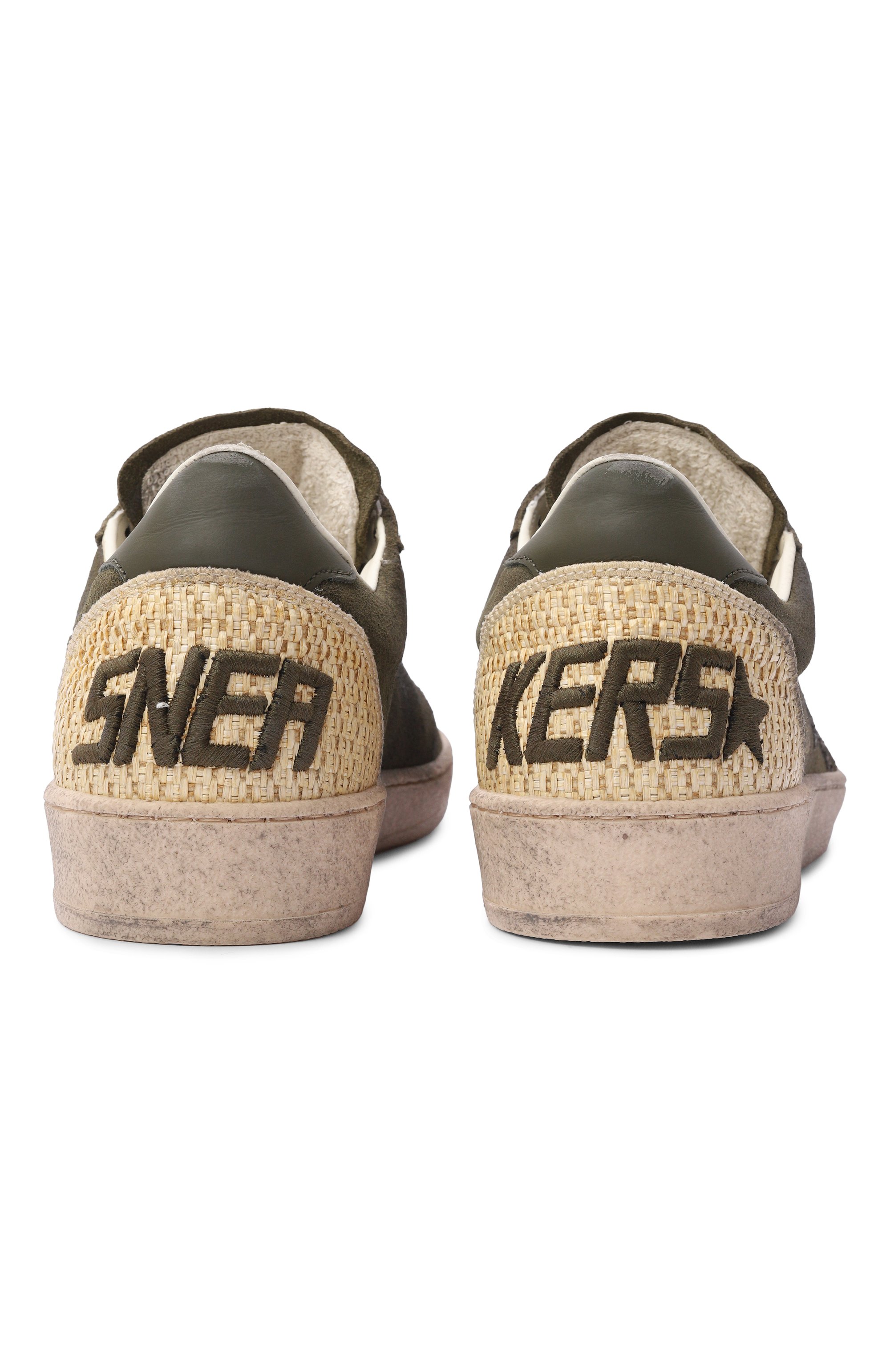 Комбинированные кеды ballstar GOLDEN GOOSE DELUXE BRAND, арт. GWF00117.F008705, фото 8