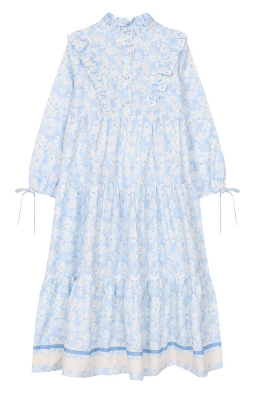 

Хлопковое платье Philosophy di Lorenzo Serafini Kids, Голубой