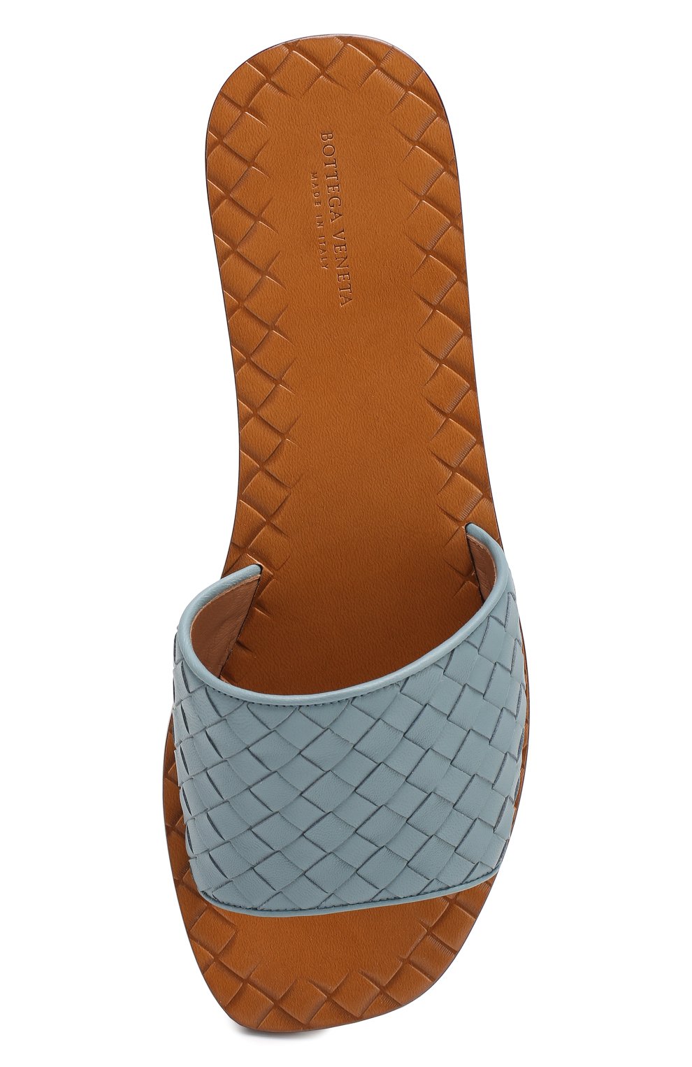 Кожаные шлепанцы BOTTEGA VENETA, арт. 409276/V0013, фото 5