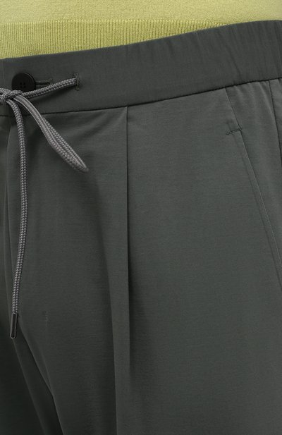 Брюки KAZUYUKI KUMAGAI хаки цвета по цене 41050 руб., арт. AP11-225, фото 5 Брюки KAZUYUKI KUMAGAI, арт. AP11-225, фото 5