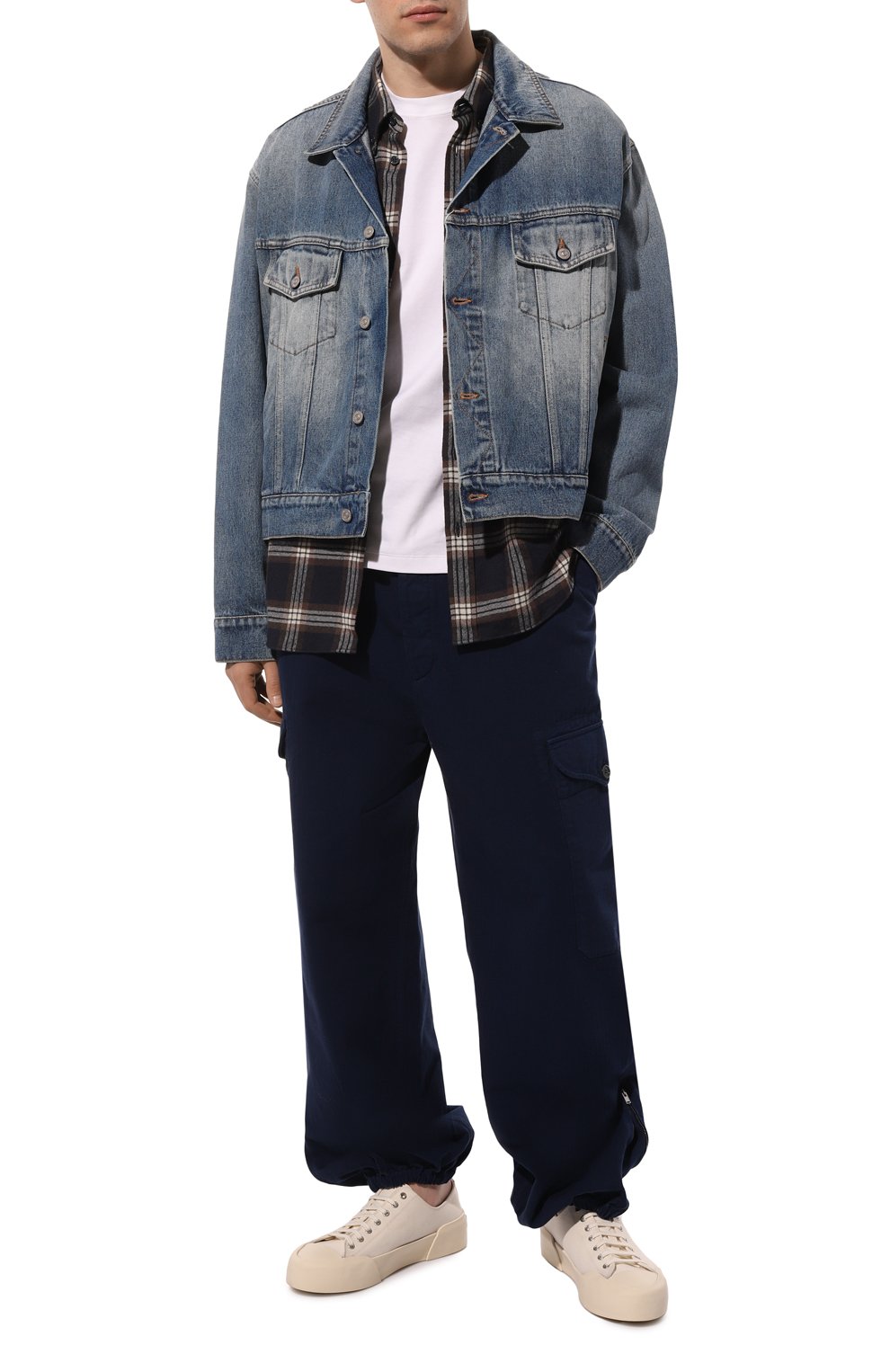 Хлопковые джоггеры GUCCI, арт. 568595 ZABAU, фото 2