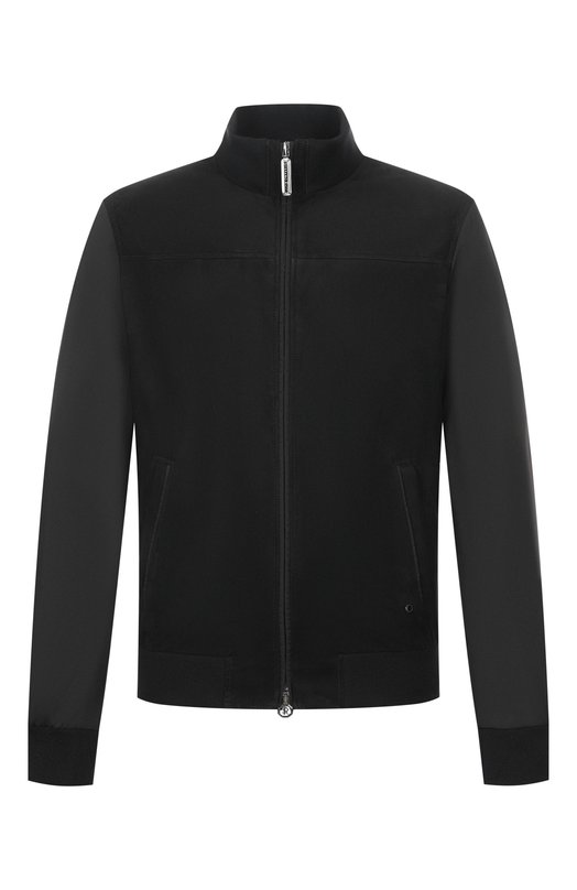 Кожаный бомбер Stefano Ricci MDJ6100190/5911_001 Чёрный MDJ6100190/5911_001