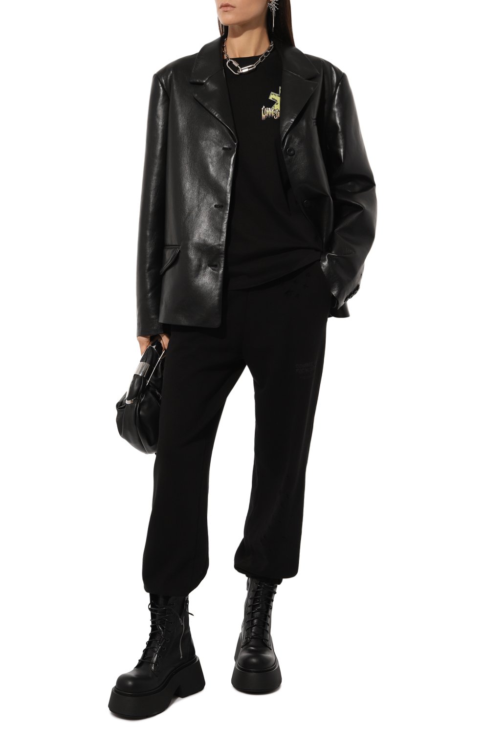 Хлопковая футболка COMME DES FUCKDOWN, арт. CFABW01070, фото 2