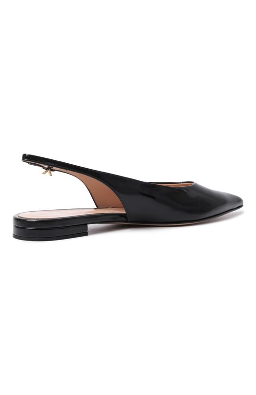 Кожаные балетки Robbie Gianvito Rossi G95546.05RIC.NUINER0 Чёрный  G95546.05RIC.NUINER0 Фото 5