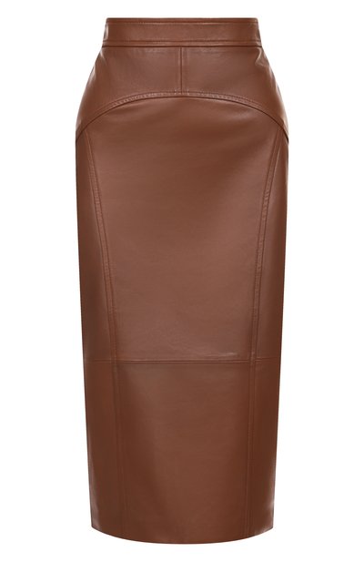 Женская кожаная юбка MAX MARA STUDIO, арт. TAIGA