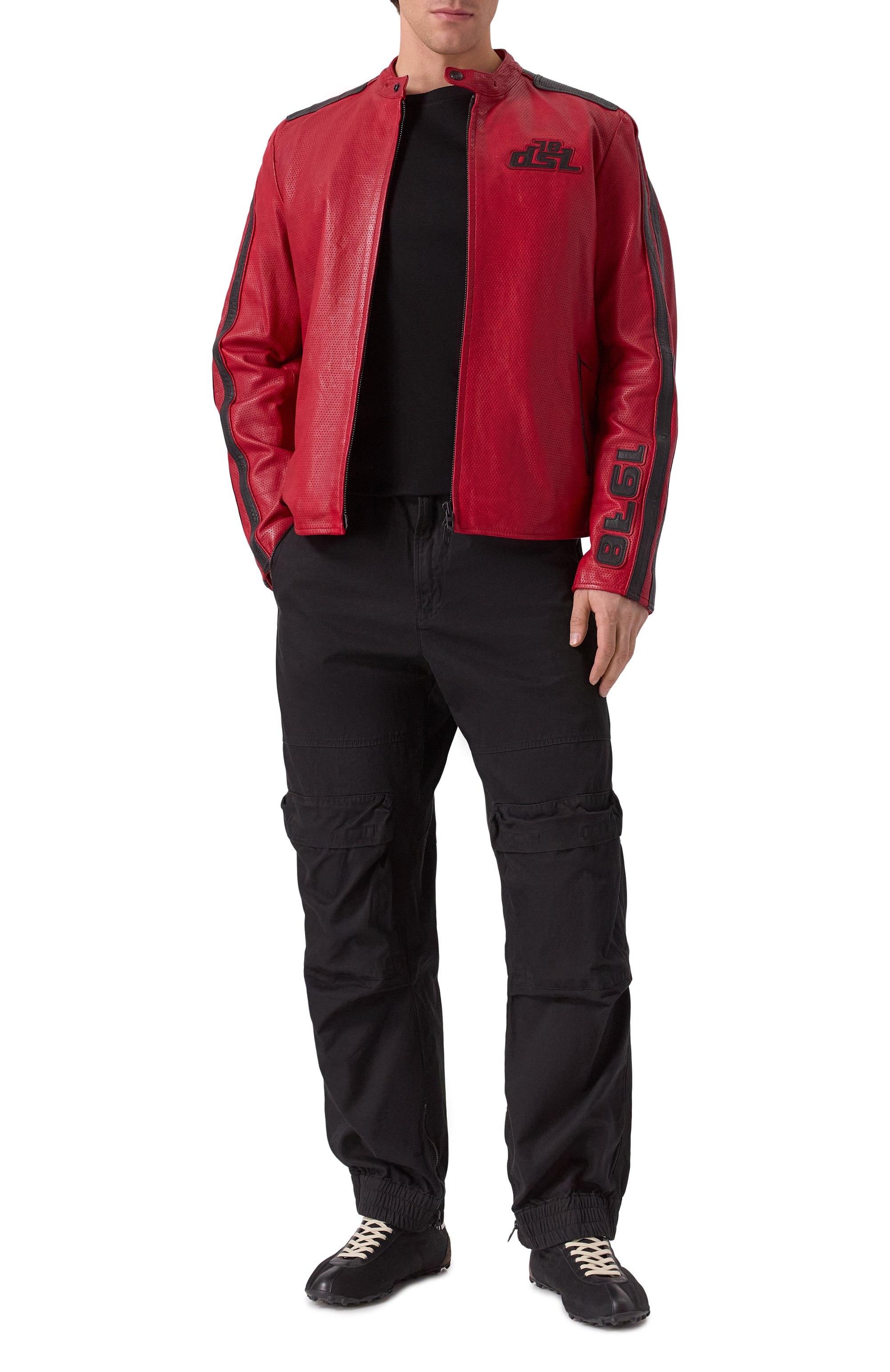 Кожаная куртка DIESEL, арт. A16681/0AKBA, фото 2