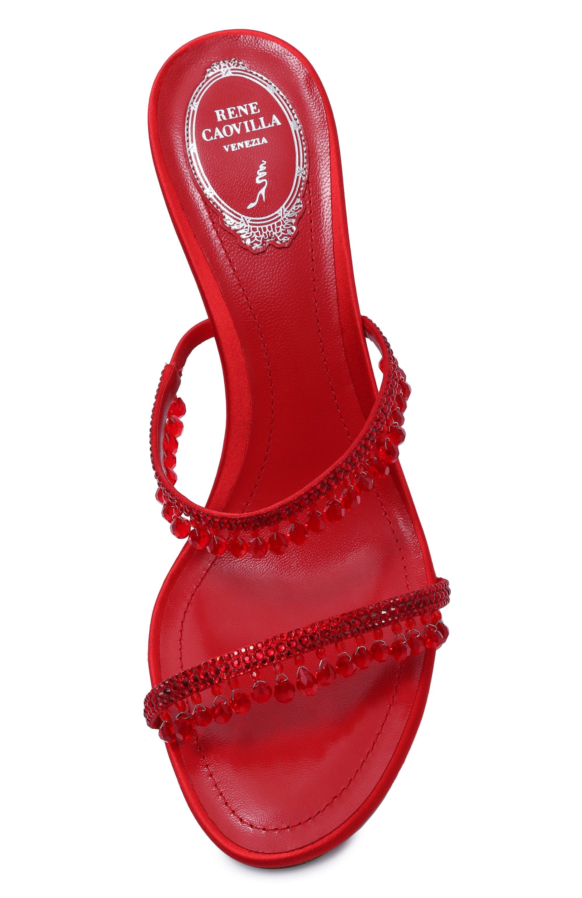 Текстильные мюли cleo 80 RENE CAOVILLA, арт. C12586-080/R001, фото 6