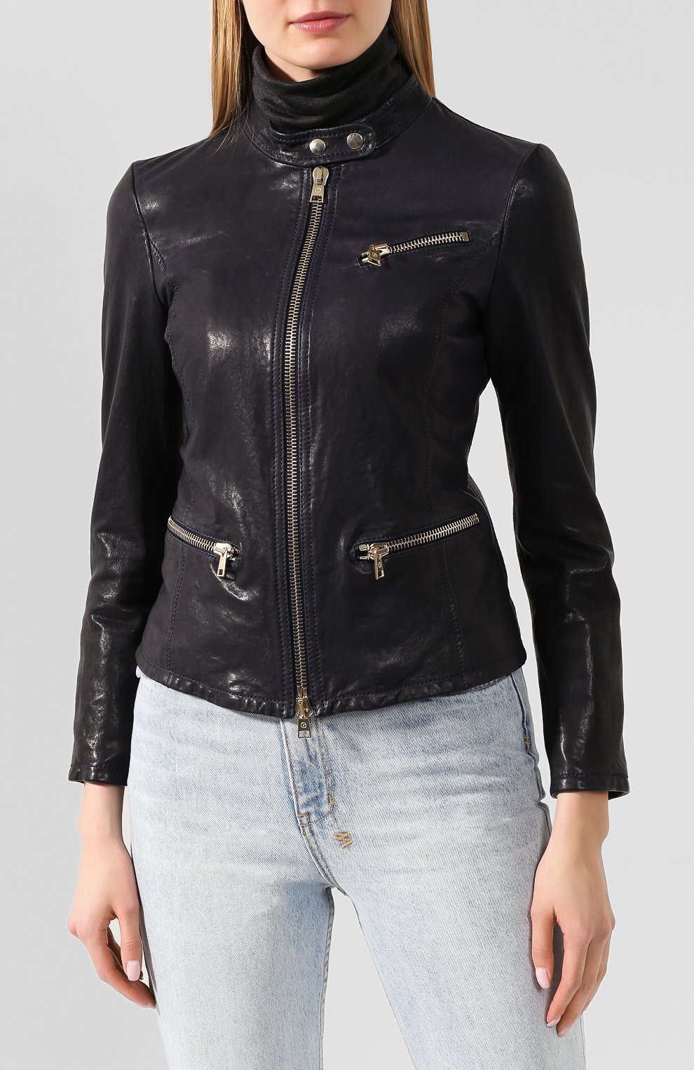 Кожаная куртка GIORGIO ARMANI, арт. 5AB01P/5AP08, фото 3