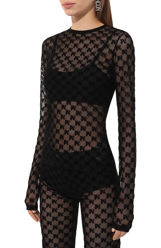 Топ Palm Angels PWAD063F24FAB001 Чёрный  PWAD063F24FAB001 Фото 3