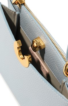 Женская сумка binxie COCCINELLE голубого цвета, арт. E1 P7P 18 03 21 | Фото 5 (Материал: Натуральная кожа; Материал сплава: Проставлено; Ремень/цепочка: На ремешке; Драгоценные камни: Проставлено; Размер: small)