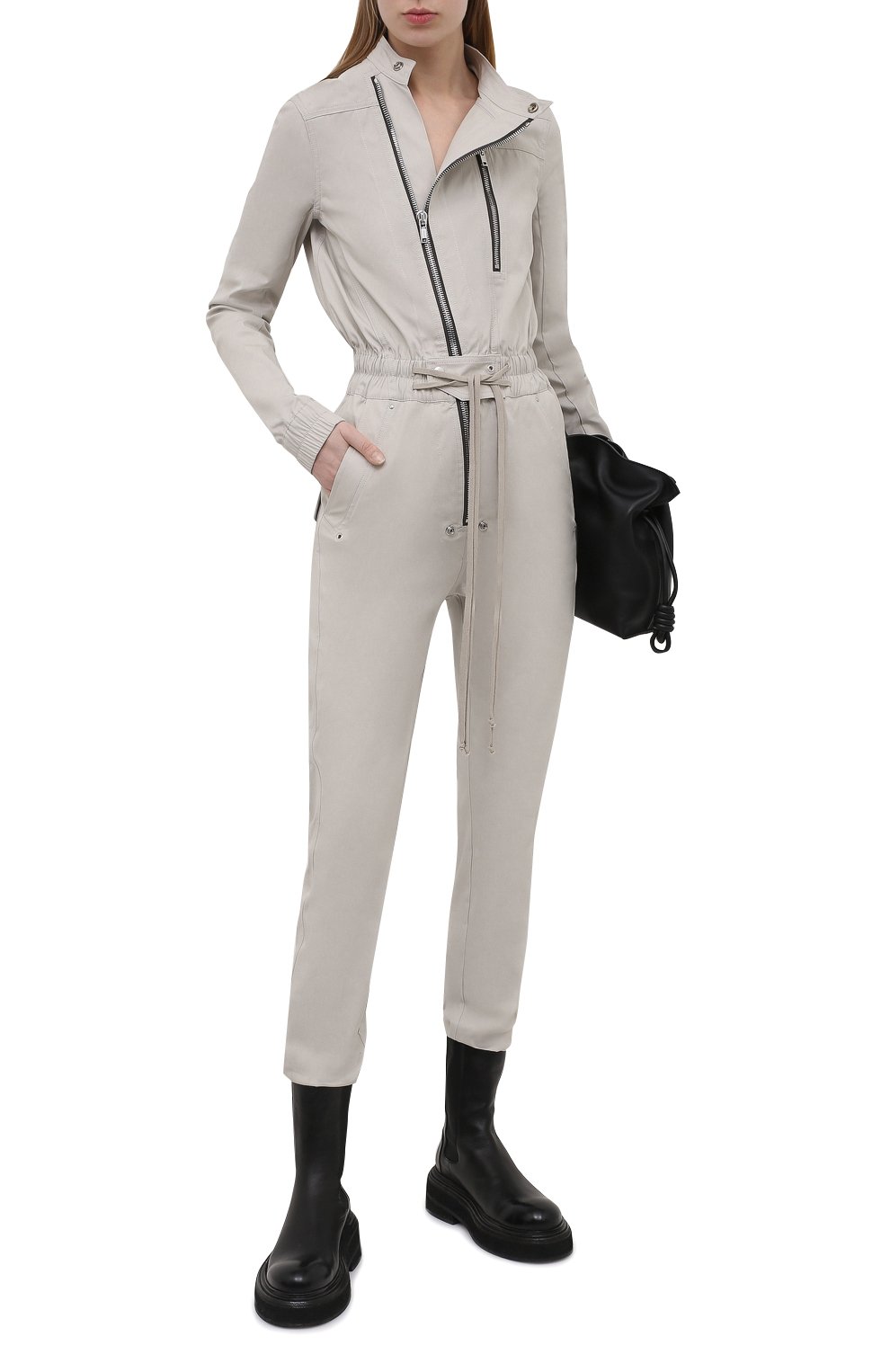 Хлопковый комбинезон RICK OWENS, арт. RP21S3570/TE, фото 2