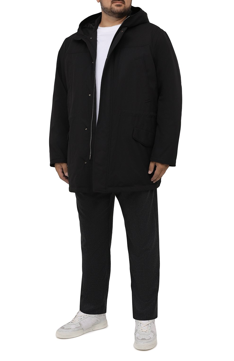 Утепленная парка KIRED черного цвета по цене 154000 руб., арт. WTIK02W7008012001/62-74, фото 2 Утепленная парка KIRED, арт. WTIK02W7008012001/62-74, фото 2