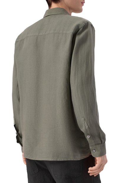 Льняная рубашка 120% LINO, арт. 33ALIM19SG/0115/000, фото 4