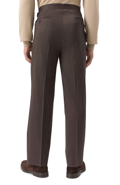 Шерстяные брюки CORNELIANI, арт. 254L26-2518570, фото 4
