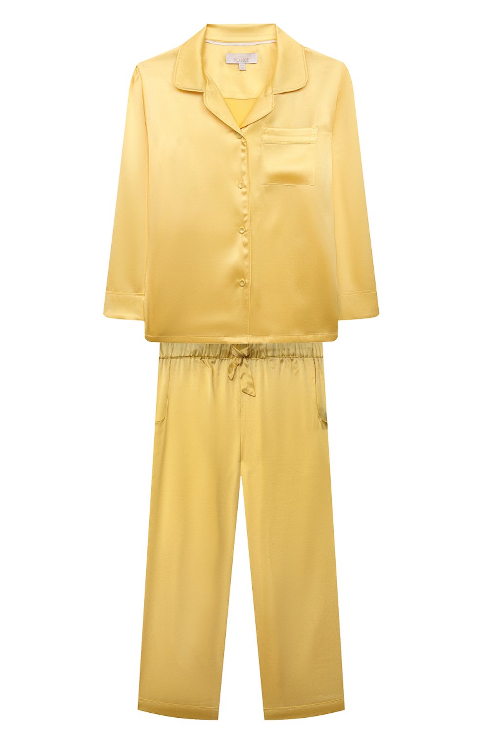 Шелковая пижама LITTLE YOLKE, арт. C0RE-12S-SUN-YE, фото 1