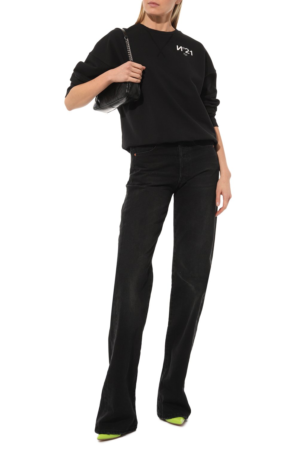 Хлопковый свитшот N21, арт. N2M/E031/6330, фото 2