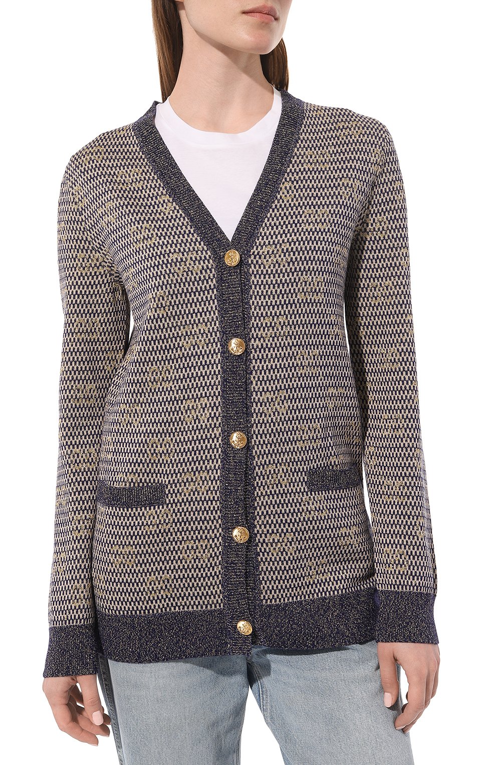 Кардиган из шерсти и вискозы GUCCI, арт. 644773 XKBOO, фото 3