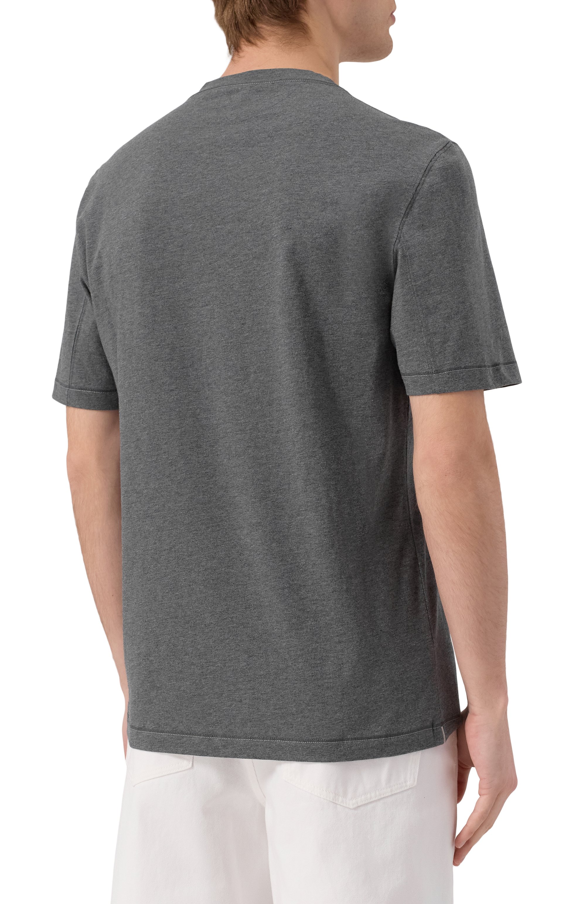 Хлопковая футболка BRUNELLO CUCINELLI, арт. M0B131328G, фото 4