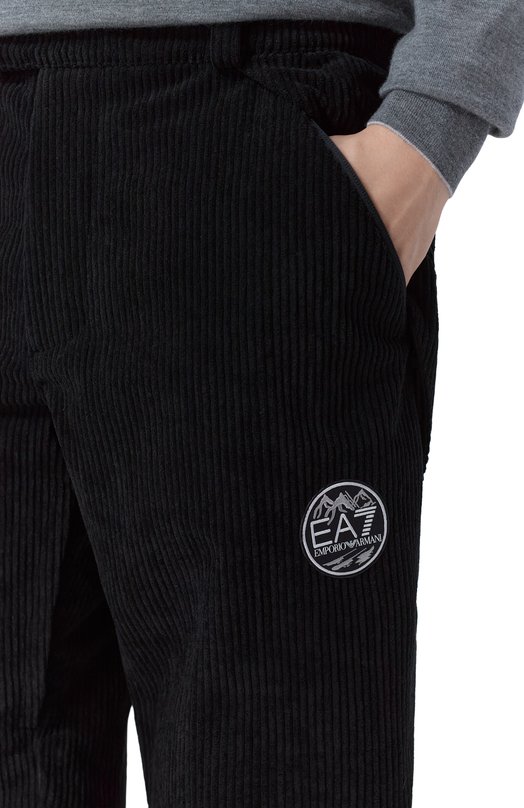 Вельветовые брюки EA7 7M000447/AF14636 Чёрный  7M000447/AF14636 Фото 5