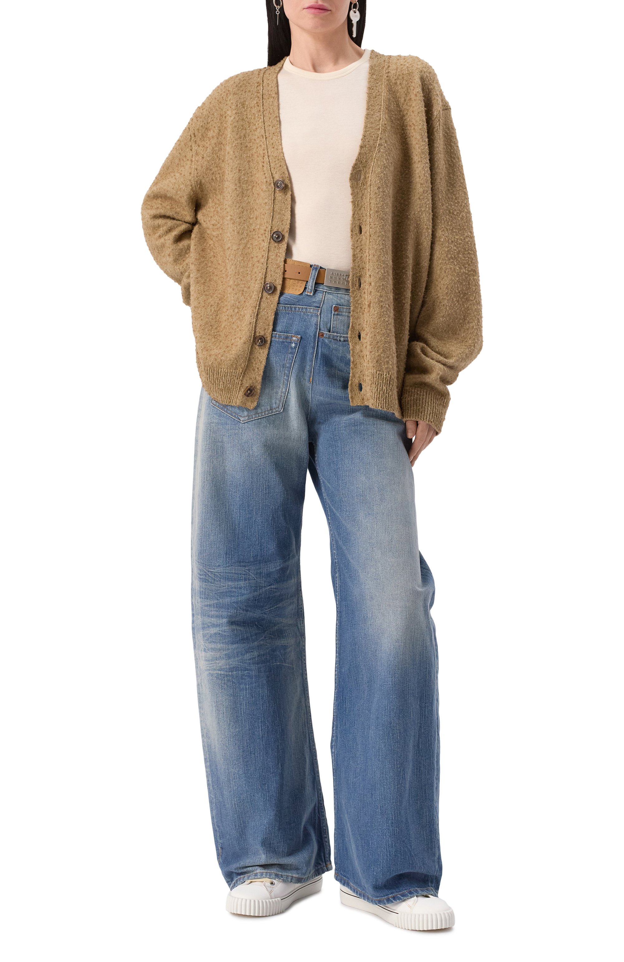 Ка�рдиган из шерсти и хлопка MAISON MARGIELA, арт. S50HP0019/M13108, фото 6