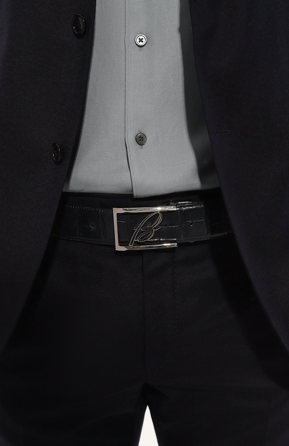 Ремень из кожи аллигатора BRIONI, арт. 0BAS0L/09718/AMIS, фото 2