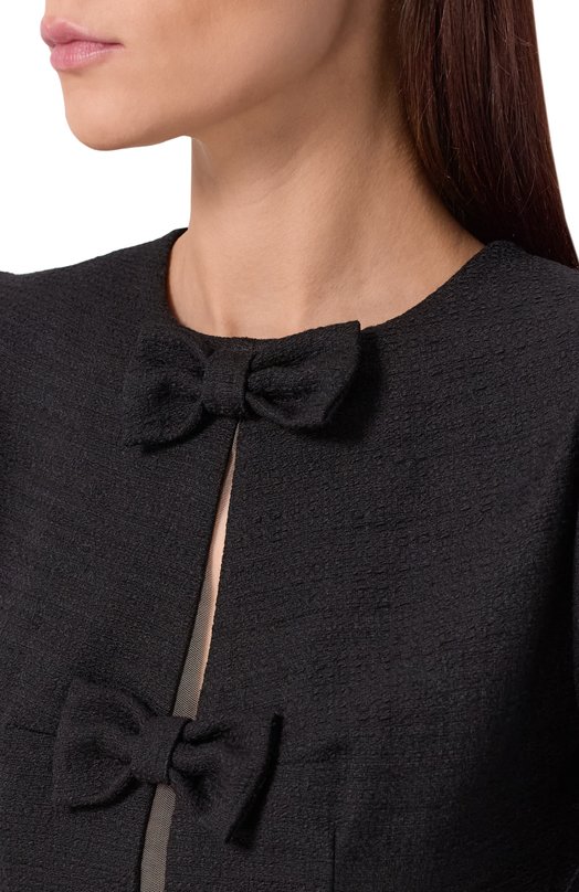 Платье из хлопка и вискозы Botrois SKU748439794 Чёрный  SKU748439794 Фото 5