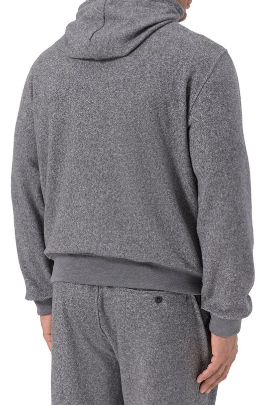 Кардиган из хлопка и шерсти Capobianco 19M409.FS00./58 Серый  19M409.FS00./58 Фото 4