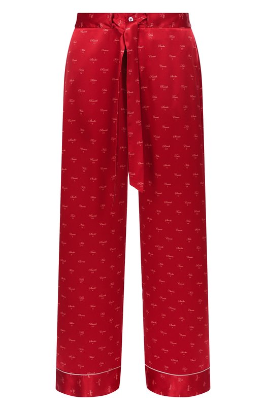 Шелковые брюки Kiki De Montparnasse H252PT042 Красный H252PT042