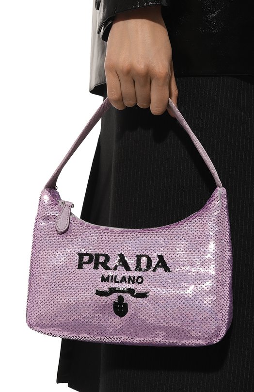 Сумка Re-Edition 2000 Prada 1NE515-2D0Y-F02SR Сиреневый  1NE515-2D0Y-F02SR Фото 2
