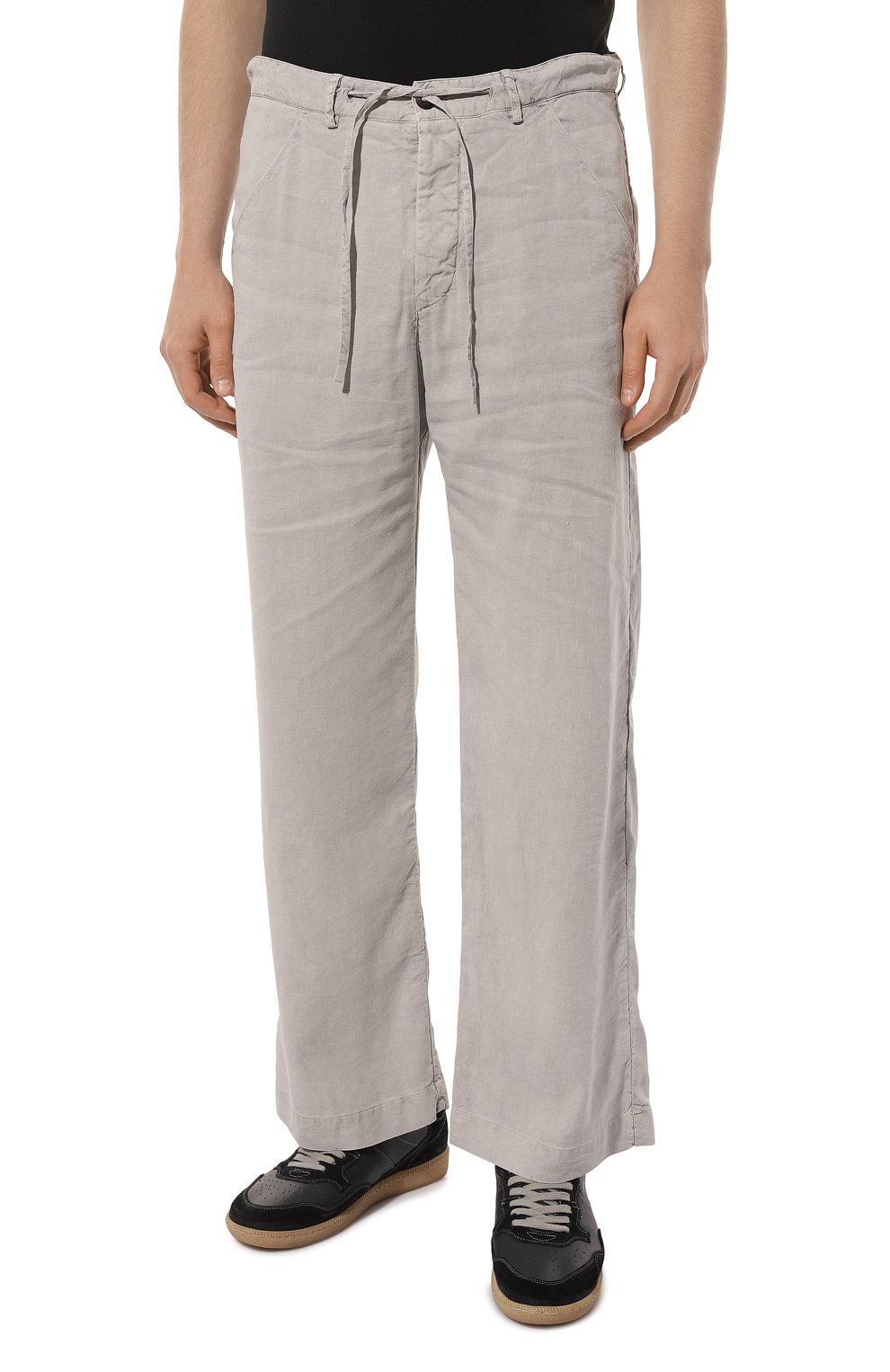 Брюки изо льна и шел ка HANNES ROETHER, арт. 110447/BA21LAT0N.600, фото 3