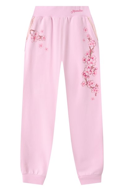 Хлопковые джоггеры MONNALISA, арт. 19E403