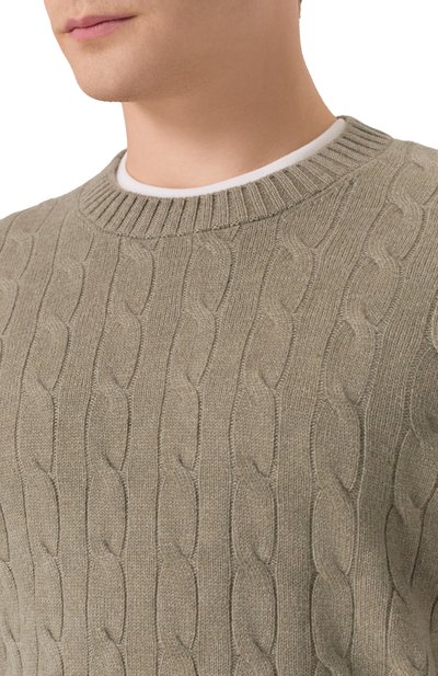 Кашемировый джемпер BRUNELLO CUCINELLI, арт. M22707200, фото 5