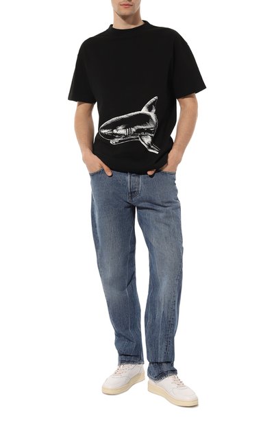 Хлопковая футболка PALM ANGELS, арт. PMAA001S23JER0011003, фото 2