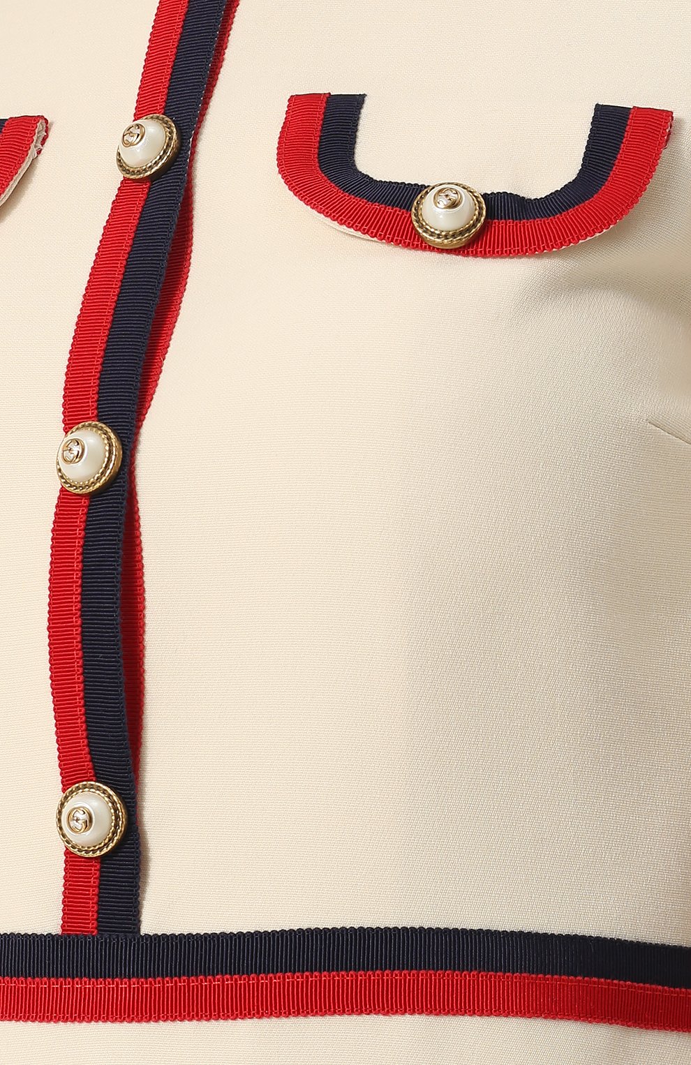 Приталенное мини-платье из смеси шерсти и шелка GUCCI, арт. 475850/ZHM88, фото 5