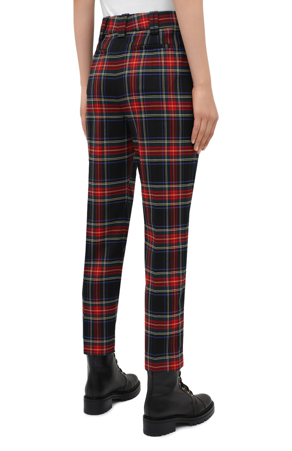 Шерстяные брюки BALMAIN разноцветного цвета по цене 125500 руб., арт. UF15172/W085, фото 5 Шерстяные брюки BALMAIN, арт. UF15172/W085, фото 5