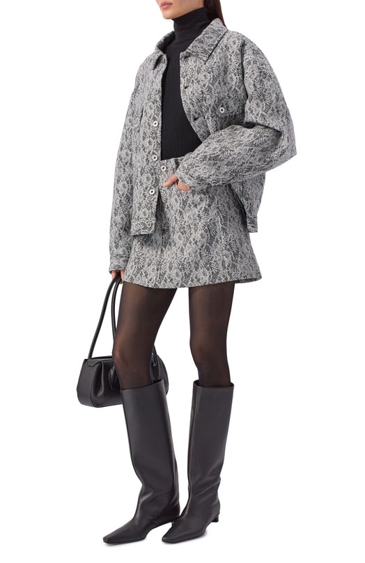 Шерстяная юбка Gooroo SK043-3090-105-FW25/26 Серый  SK043-3090-105-FW25/26 Фото 2