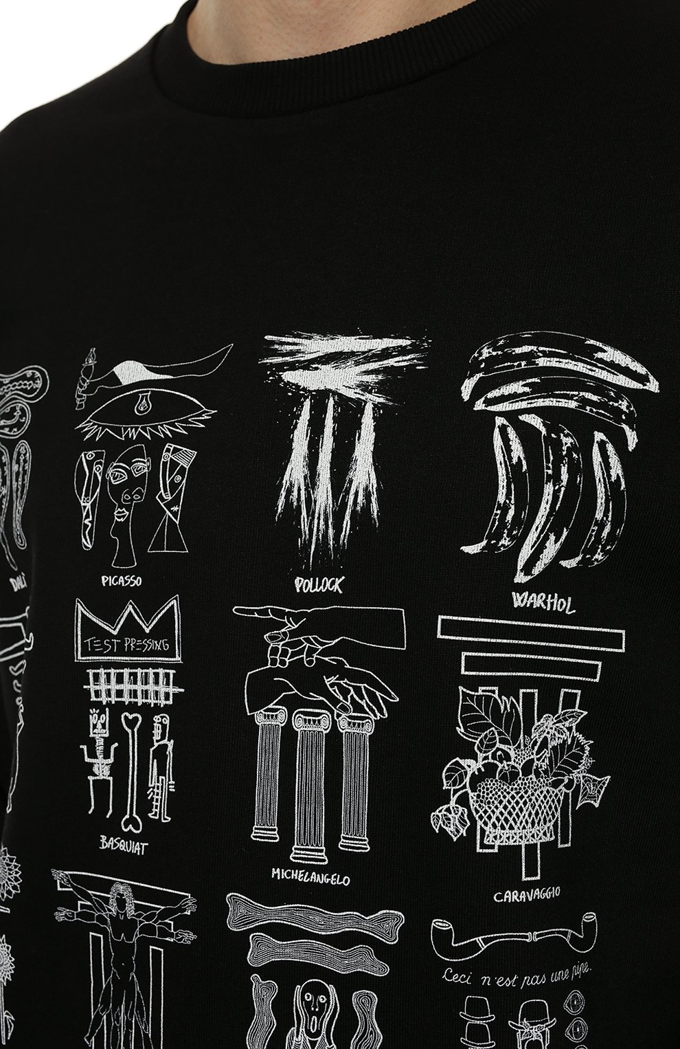 Хлопковый свитшот DIEGO VENTURINO, арт. SS22-DV FLG LHIB, фото 5