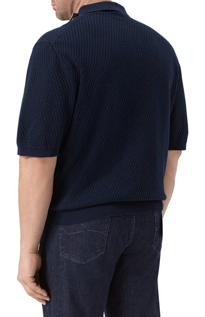 Хлопковое поло CORTIGIANI, арт. 4AS121, фото 4