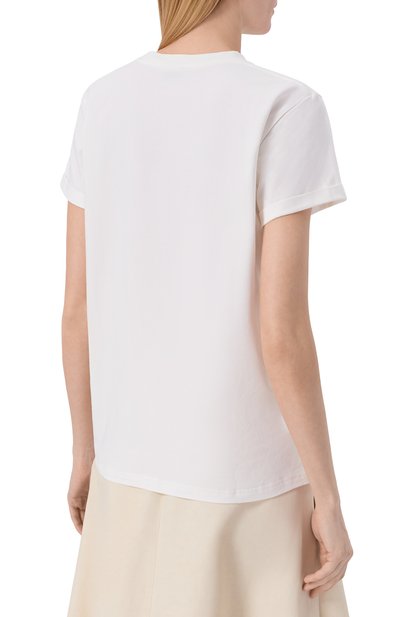 Хлопковая футболка SEVEN LAB белого цвета по цене 14280 руб., арт. CTR1.01.100.257.171, фото 4 Хлопковая футболка SEVEN LAB, арт. CTR1.01.100.257.171, фото 4